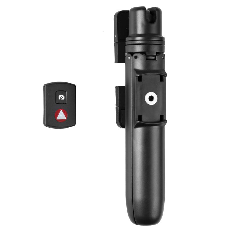 KINGJOY 5 секции Mini Selfie Stick със сгъваем крак за смяна на статив с Bluetooth управление