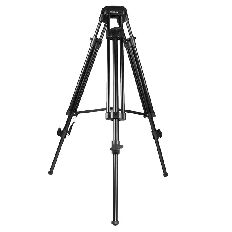 KINGJOY VT-2500 Professional 3-секционен Mg-Al Alloy Video Photo Tripin Kit за видеокамера