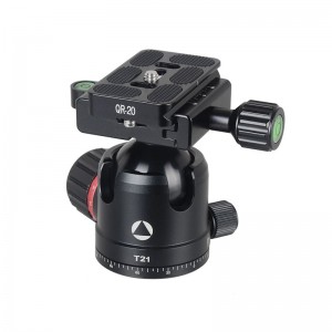 Kingjoy Най-продаваната катарама за стрелба с нисък ъгъл 4 секции Алуминиев статив с топчешка глава с ниска гравитация