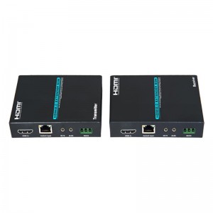 V2.0 HDMI удължител 60 м. Поддръжка на единичен cat5e \/ 6 кабел 4Kx2K @ 60Hz HDCP2.2 Каскада с много приемник