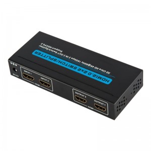 Поддръжка на V2.0 HDMI 2x2 Switch \/ Splitter 3D Ultra HD 4Kx2K @ 60Hz HDCP2.2