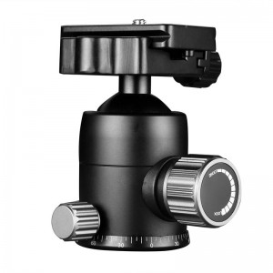 KINGJOY Лека алуминиева глава с триъгълник за DSLR цифрови фотоапарати