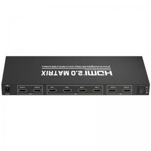 V2.0 HDMI 4x4 Matrix Поддръжка Ultra HD 4Kx2K @ 60Hz HDCP2.2 18Gbps