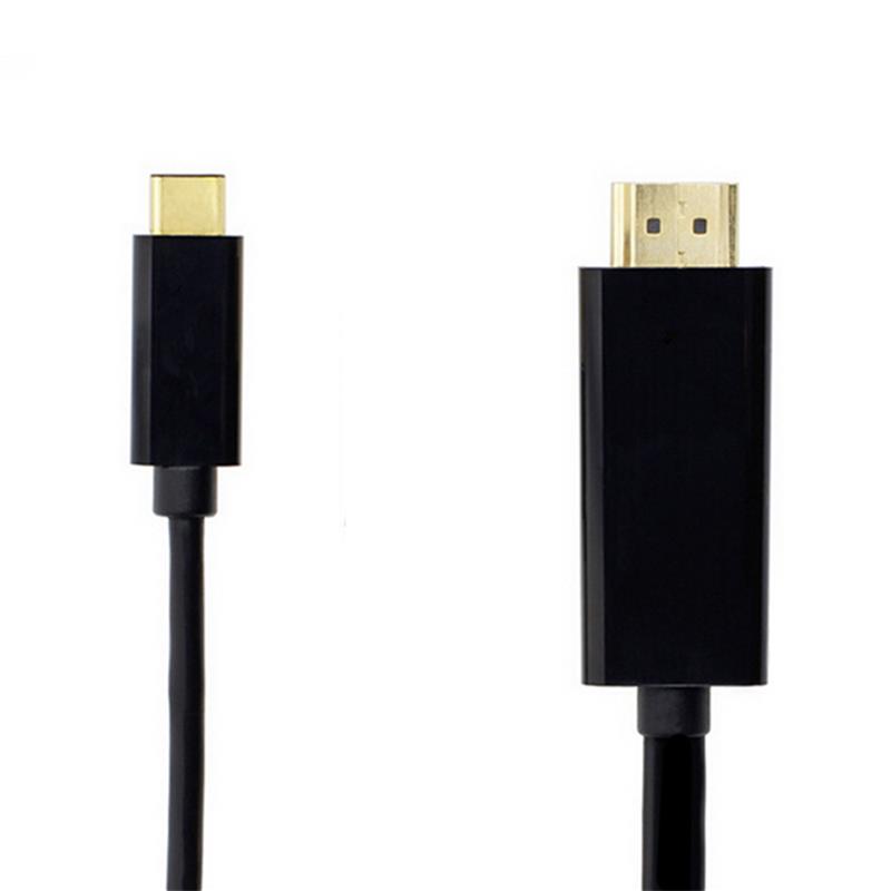 USB кабел C към HDMI 6ft (4K @ 60Hz), USB тип C към HDMI кабел [Thunderbolt 3 съвместим] за MacBook Pro 16 '' 2019/2018/2017, MacBook Air / iPad Pro 2019/2018, Surface Book 2, Samsung S10 , и още