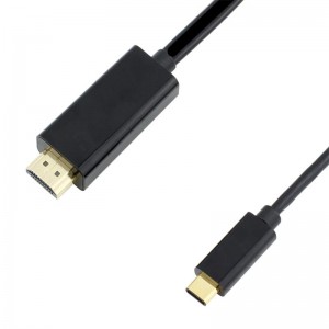 USB кабел C към HDMI 6ft (4K @ 60Hz), USB тип C към HDMI кабел [Thunderbolt 3 съвместим] за MacBook Pro 16 '' 2019\/2018\/2017, MacBook Air \/ iPad Pro 2019\/2018, Surface Book 2, Samsung S10 , и още
