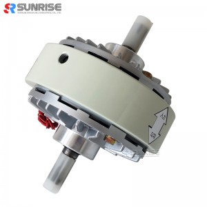 Висококачествен ниска цена Двоен вал магнитен прахообразен съединител за опаковъчна машина от серия PC