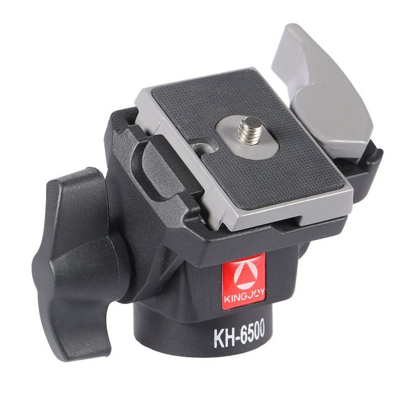 Kingjoy Професионална носеща се двупосочна алуминиева въртяща се фотоапарат KH-6500
