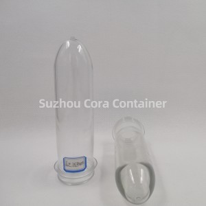 39mm 83G размер на шията 46mm Plasitc Pet Preform за масло за водни напитки