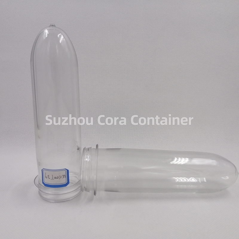 39mm 100g размер на врата 46mm Plasitc Pet Preform за масло за водни напитки