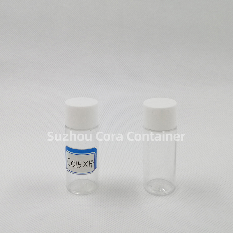 15ml Neck Size 14mm Петър Пластмасова козметична бутилка с капачка за скрепване