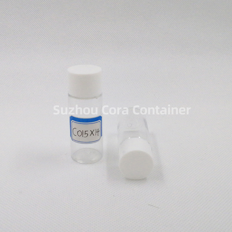 15ml Neck Size 14mm Петър Пластмасова козметична бутилка с капачка за скрепване