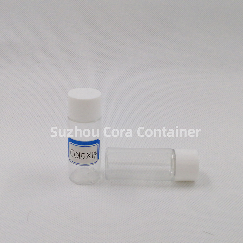15ml Neck Size 14mm Петър Пластмасова козметична бутилка с капачка за скрепване