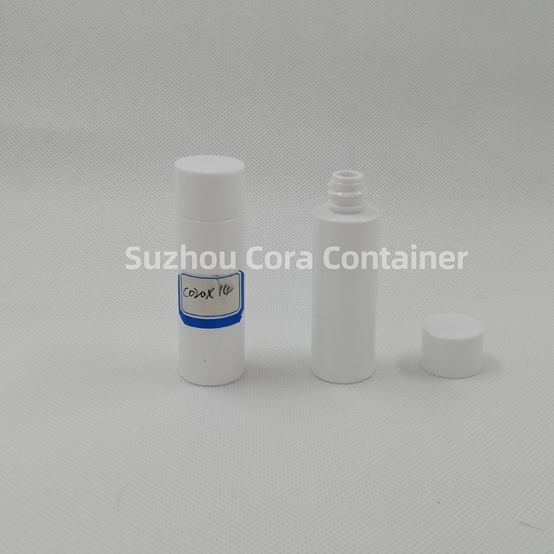 20ml Neck Size 14mm Петър Пластмасова козметична бутилка с капачка за скрепване