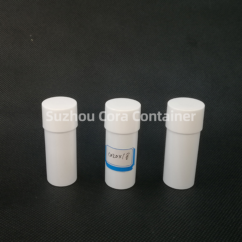 20ml Neck Size 18mm Петър Пластмасова козметична бутилка с капачка за скрепване