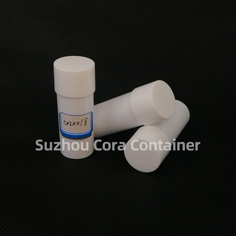 20ml Neck Size 18mm Петър Пластмасова козметична бутилка с капачка за скрепване