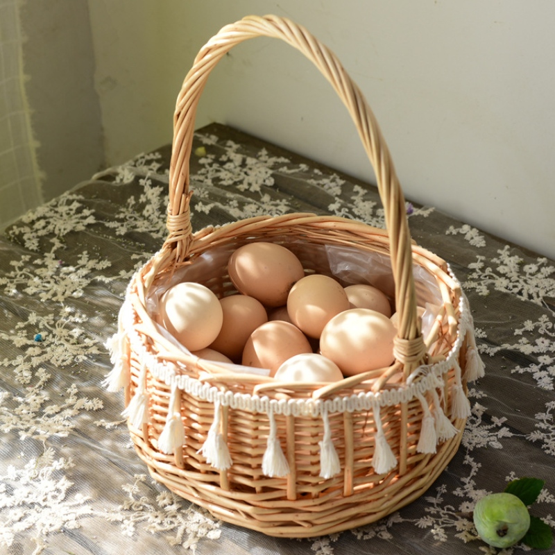 Ръчно изработена кошница за съхранение