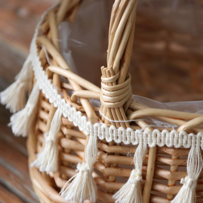 Ръчно изработена кошница за съхранение