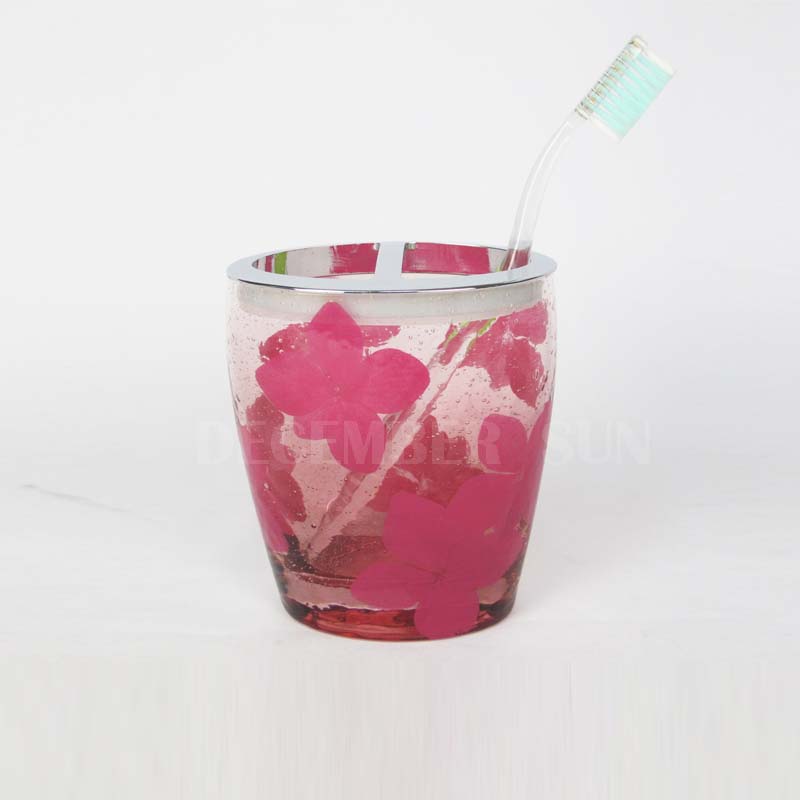 6 бр. Комплект стъклени принадлежности за баня