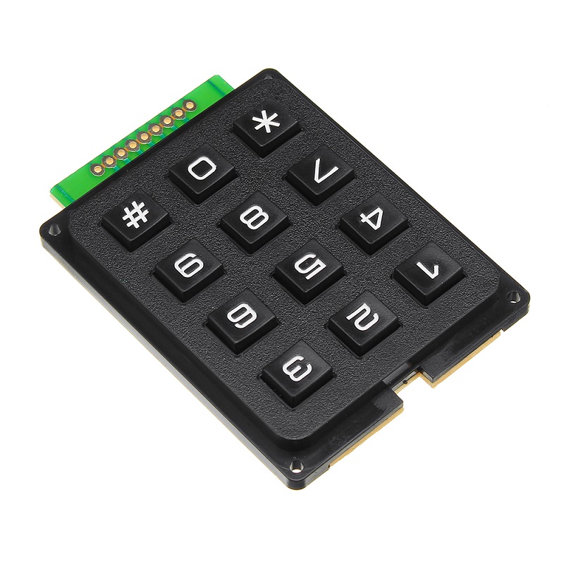 Персонализирана интелигентна електроника 3x4 матрична мембранна превключвателна клавиатура 12 клавишна 4 * 3 4X3 клавиатура 3 * 4