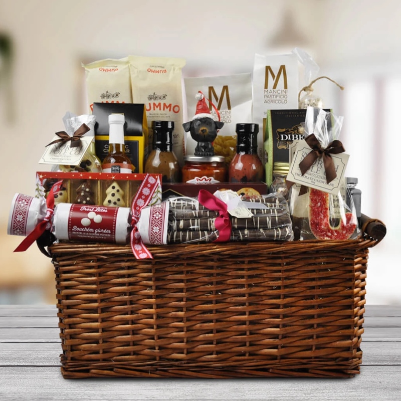 Коледен подарък кошница