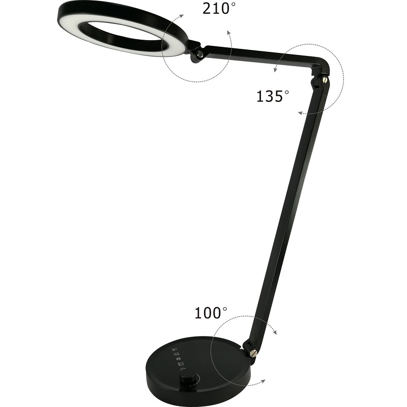 688L супер яркост 12w Въртяща се гъвкава led настолна лампа