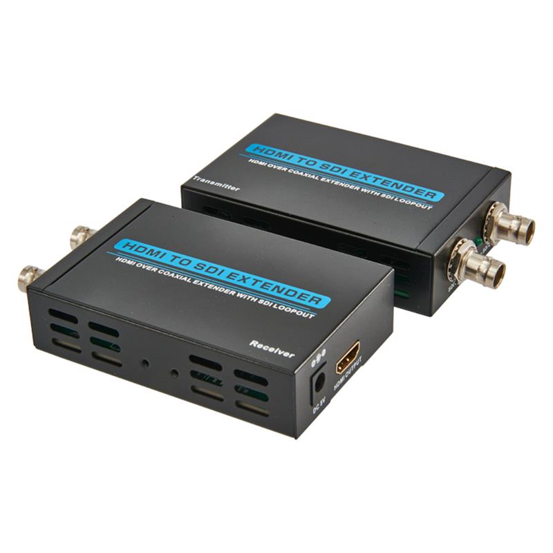 HDMI към SDI разширител 100m HDMI над коаксиален разширител със SDI изход