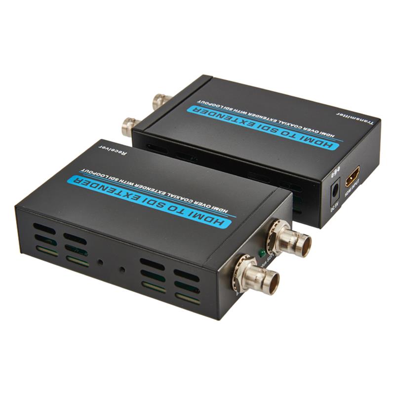 HDMI към SDI разширител 100m HDMI над коаксиален разширител със SDI изход