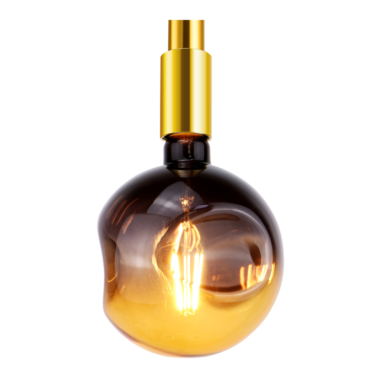 G125 Dark Amber топче 200 lumen нова дизайнерска форма доведе мека светлина на фенер с нишки