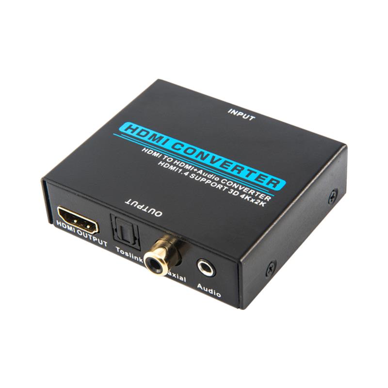 V1.4 HDMI Audio Extractor HDMI към HDMI + Audio конвертор Поддръжка 3D Ultra HD 4Kx2K @ 30Hz