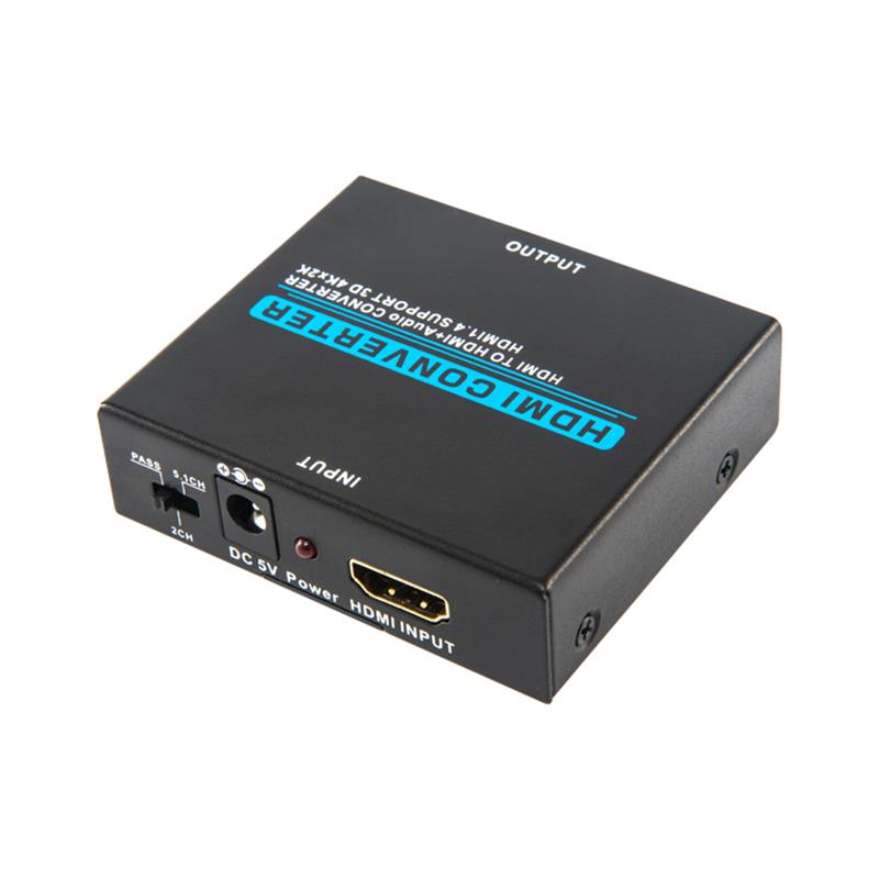 V1.4 HDMI Audio Extractor HDMI към HDMI + Audio конвертор Поддръжка 3D Ultra HD 4Kx2K @ 30Hz