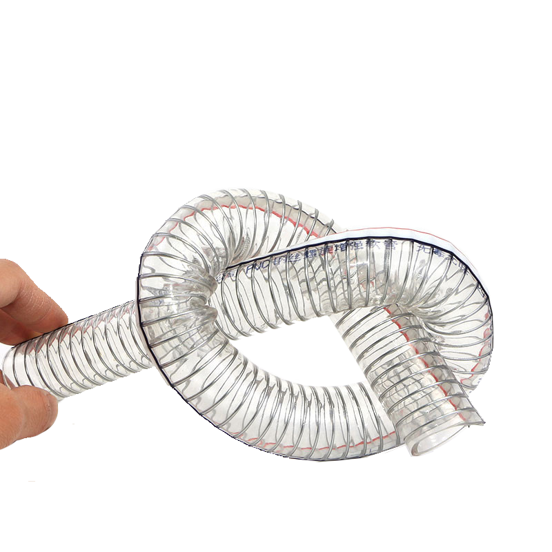 Китайски фабричен 2-инчов гъвкав маркуч от пвх стоманена тел спирално усилен маркуч