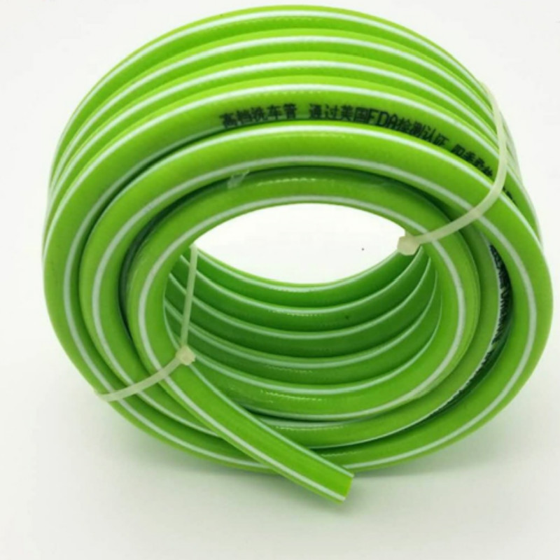 Цветен гъвкав пластмасов пвх градински маркуч за вода