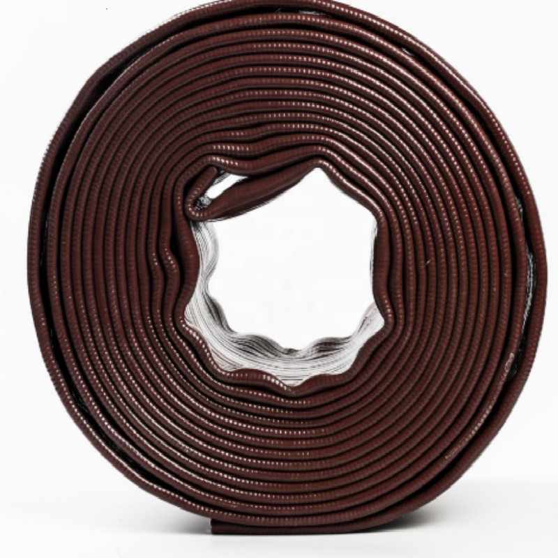 Индивидуално поставен плосък PVC маркуч за напояване на вода