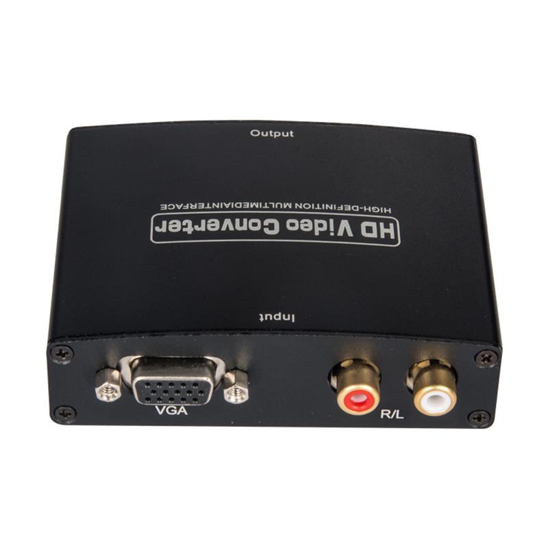 VGA + R / L Audio TO HDMI Converter 1080P