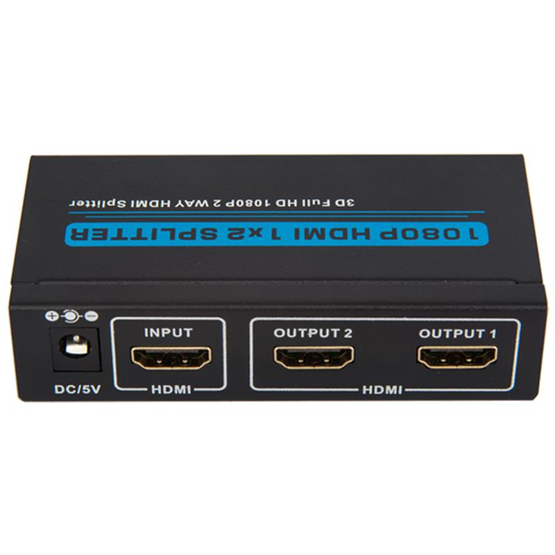 Два порта HDMI 1x2 Splitter Поддръжка 3D Full HD 1080P