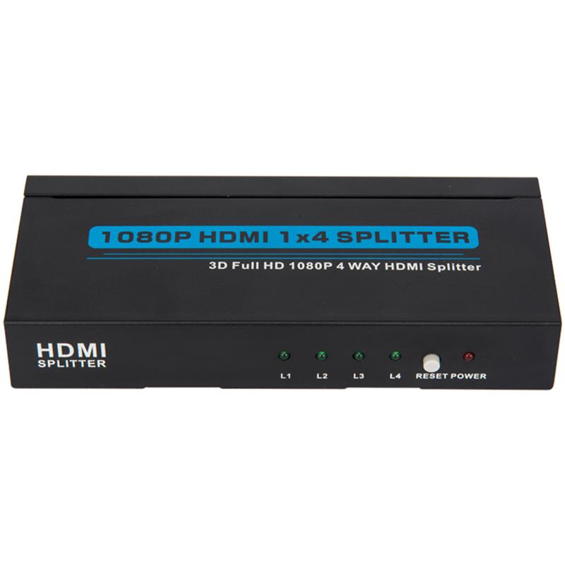 4 порта HDMI 1x4 Splitter Поддръжка 3D Full HD 1080P
