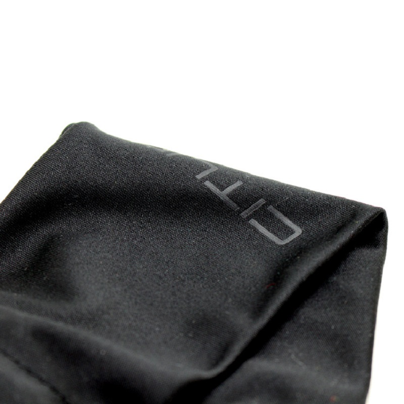 SGS46 Лого по поръчка Soft Sunglass Pouch Bag Black Drwstring Microfire Eyeglass Bag