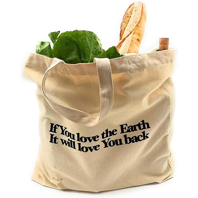 SG64 Heavy Duty Organic Videal Production Production Bag Cotton Canvas Tot Bags със специално отпечатано лого
