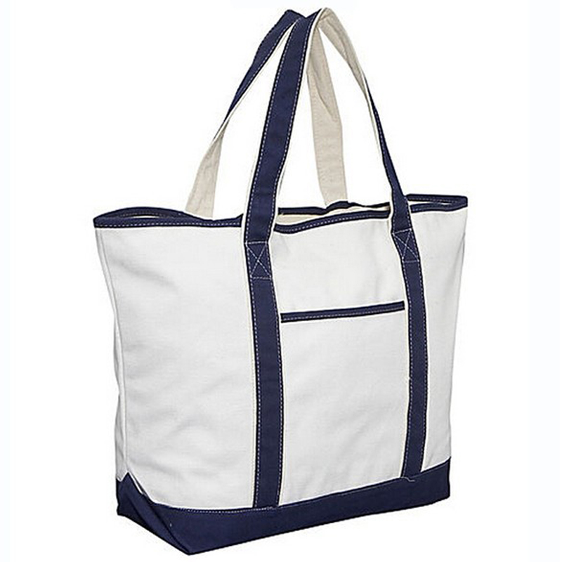 SG72 Потребителски размер тежък дълг на открито Summer Beach Cotton Tote Pag