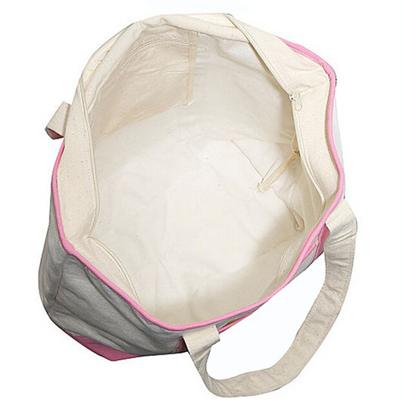 SG72 Потребителски размер тежък дълг на открито Summer Beach Cotton Tote Pag