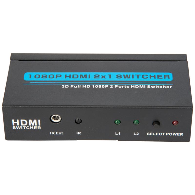 Поддръжка на V1.3 HDMI 2x1 превключвател 3D Full HD 1080P