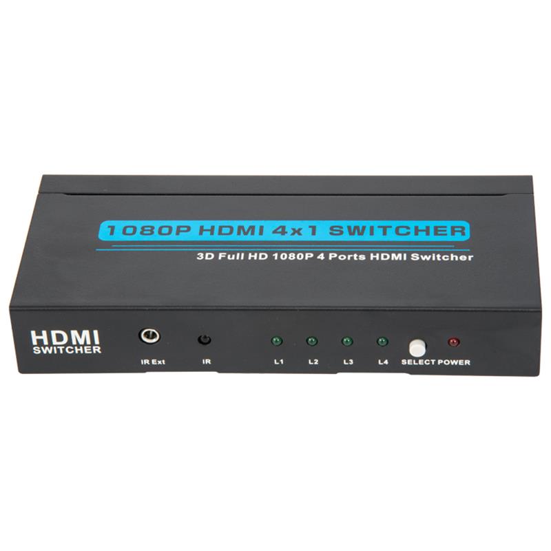 Поддръжка на V1.3 HDMI 4x1 превключвател 3D Full HD 1080P