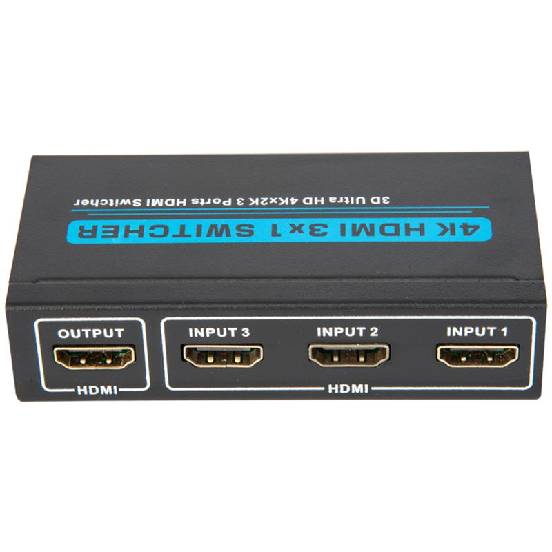 V1.4 4K/30Hz HDMI 3x1 Switcher Поддръжка 3D Ултра HD 4K*2K/30Hz