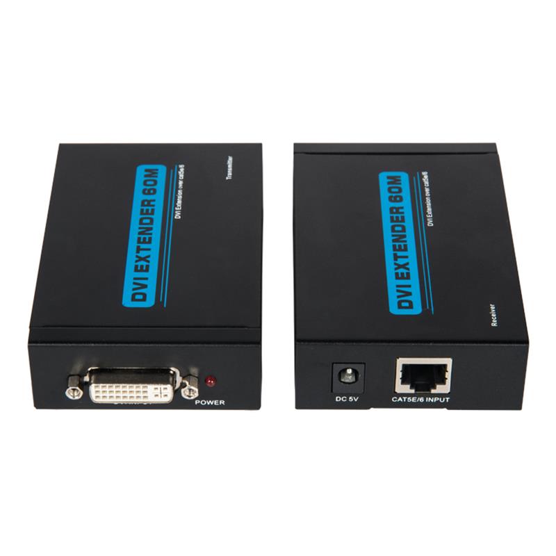 V1.3 1080P DVI удължител над единичен cat5e / 6 До 60м