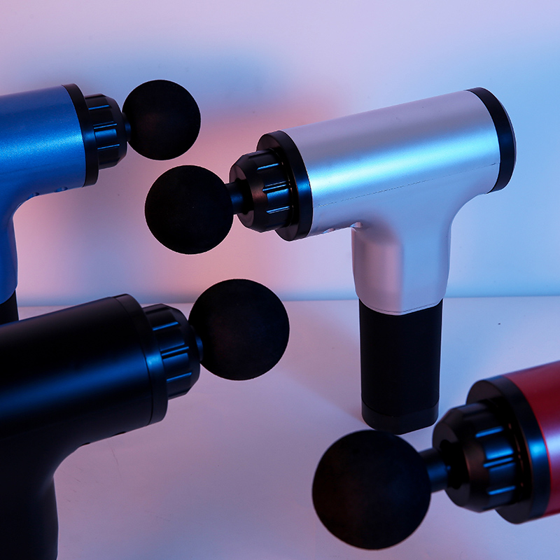 12V мускулен релакс масажиращ пистолет ръчен вибрационен масажор Fascia Gun