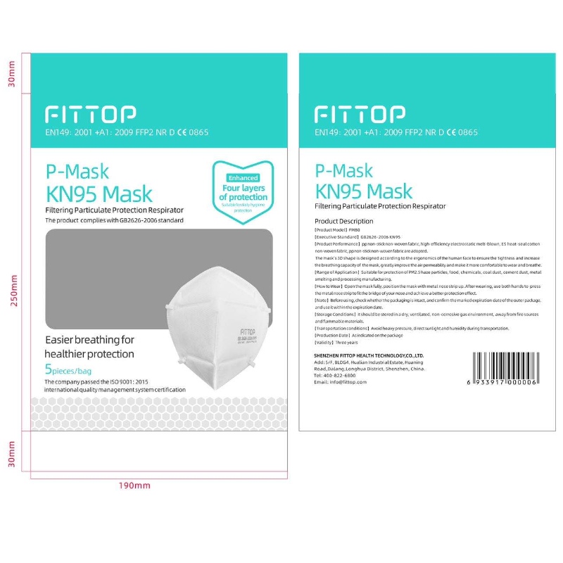 EC,FDA--FITTOP KN95