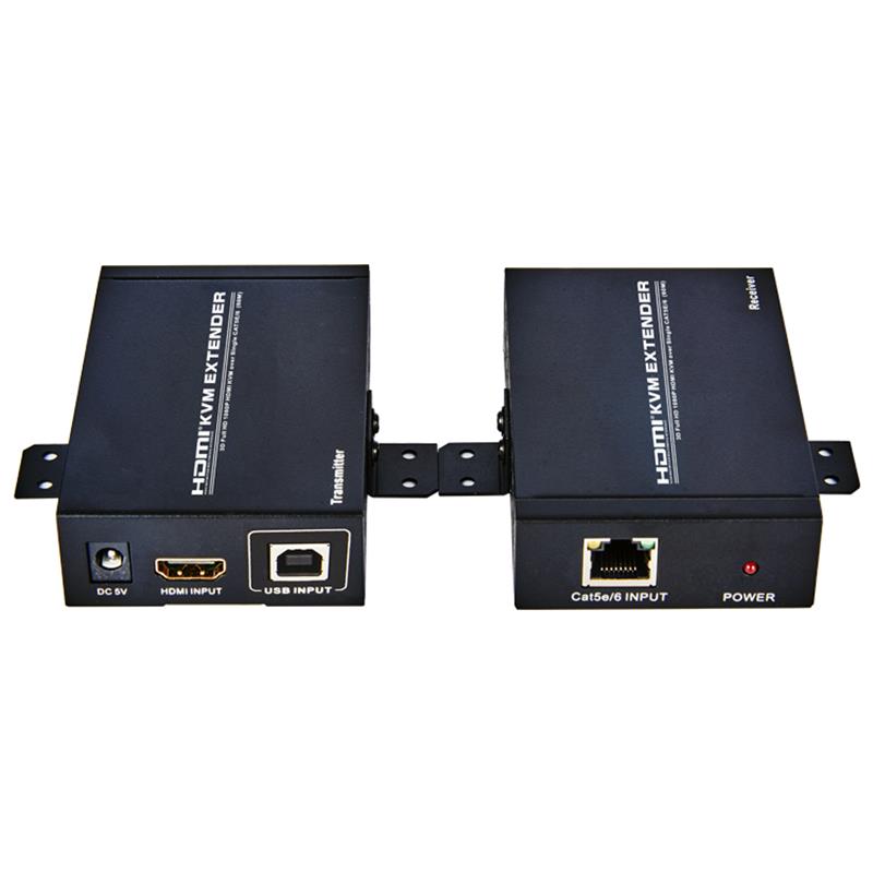 HDMI KVM Extender 60m над Single cat5e / 6 Поддържа Full HD 1080P