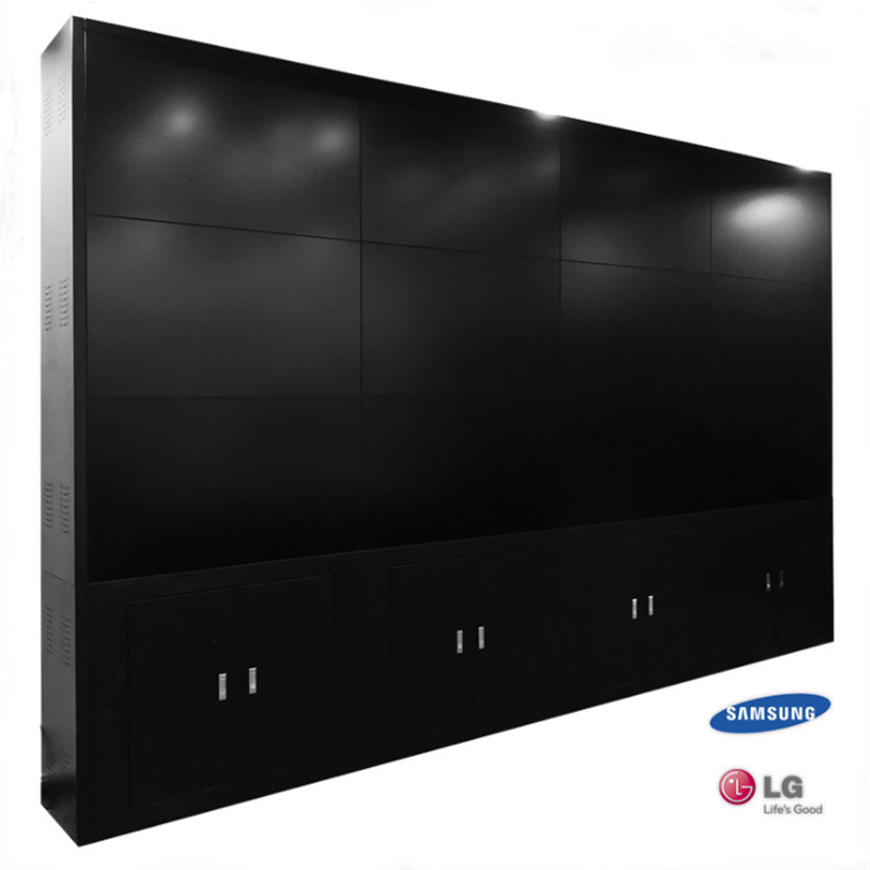 49 инчов 3,5-милиметров безжичен 500 Nit LCD видео стени с голям формат на екрана с LG панел за шоурум, команден център, контролна зала и търговски център