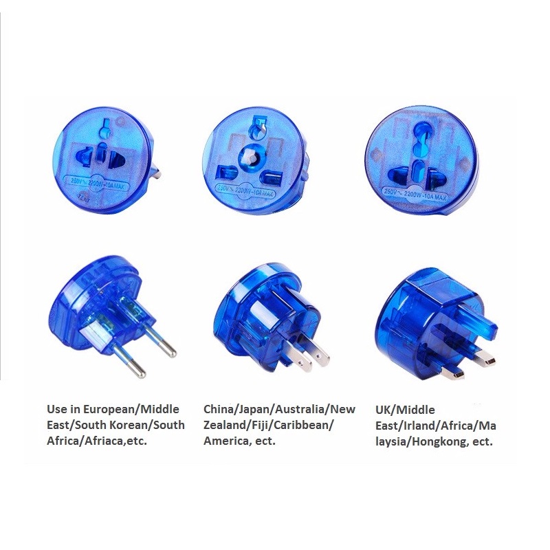 RRTRAVEL Premium Travel Adapter, Universal Plug Adapter, Международна щепсела [US UK EU AU] 5-части