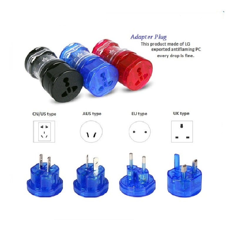 RRTRAVEL 301 Premium Travel адаптер с usb порт, универсален адаптер, международна щепсела [US UK EU AU] 6-части